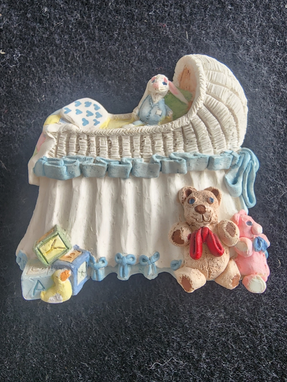 Michaels Summer Breeze Collection 1991 “Baby’s Friends”  Wall Decor, signed